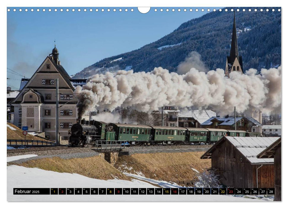 Rhätische Bahn 2025 (CALVENDO Wandkalender 2025)