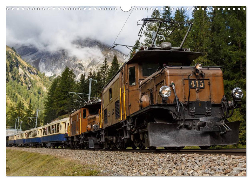 Rhätische Bahn 2025 (CALVENDO Wandkalender 2025)