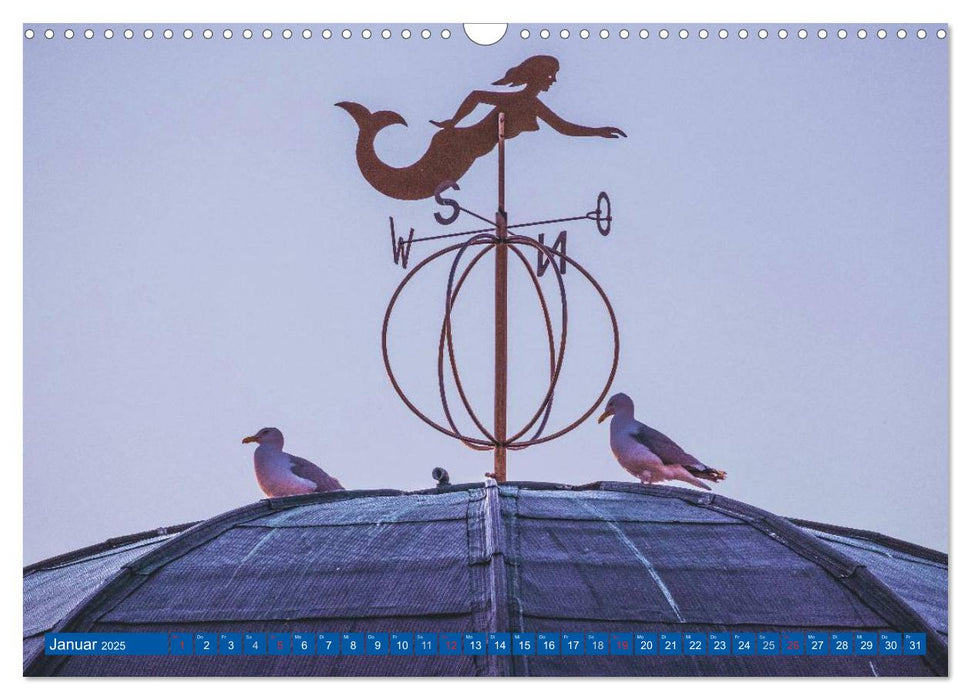 Blick auf Borkum (CALVENDO Wandkalender 2025)