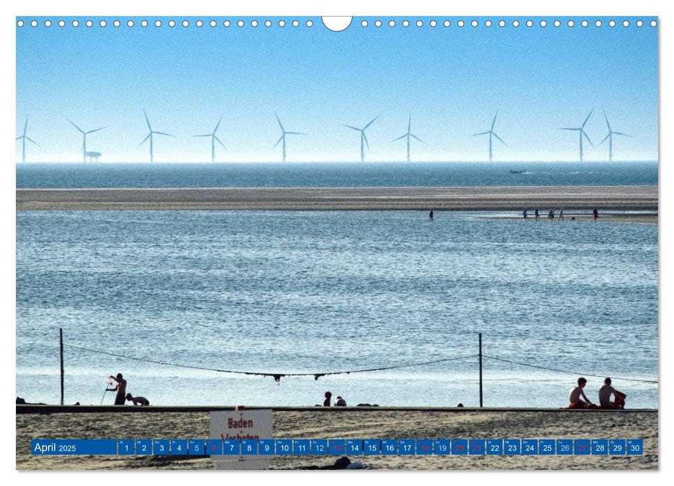 Blick auf Borkum (CALVENDO Wandkalender 2025)