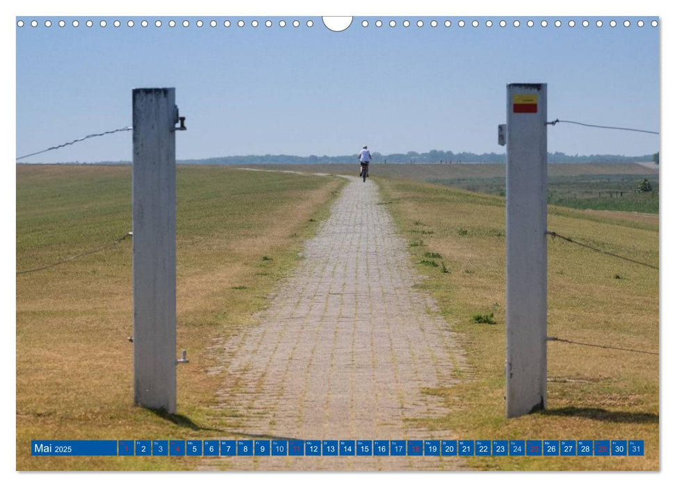 Blick auf Borkum (CALVENDO Wandkalender 2025)