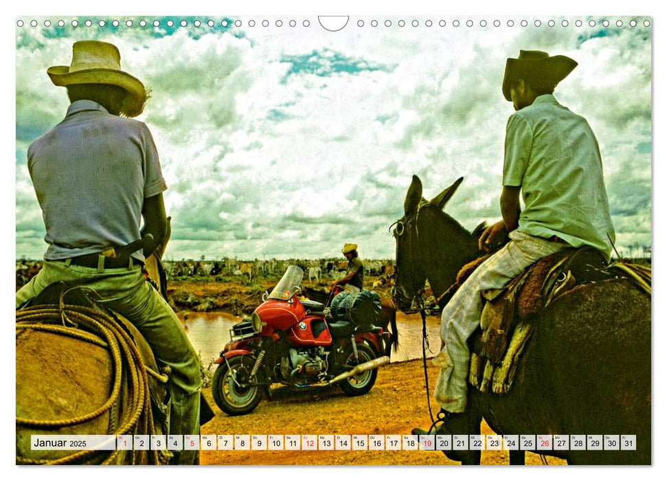 Ein Abenteuer per Motorrad - DIE TRANSAMAZONICA (CALVENDO Wandkalender 2025)