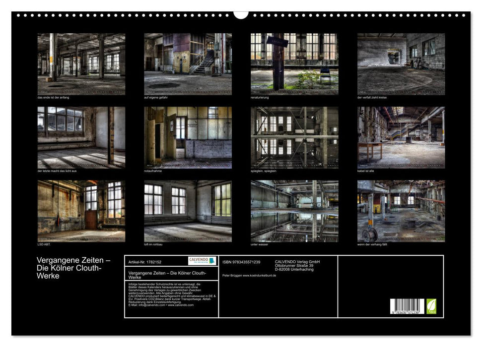 Vergangene Zeiten – Die Kölner Clouth-Werke (CALVENDO Wandkalender 2025)