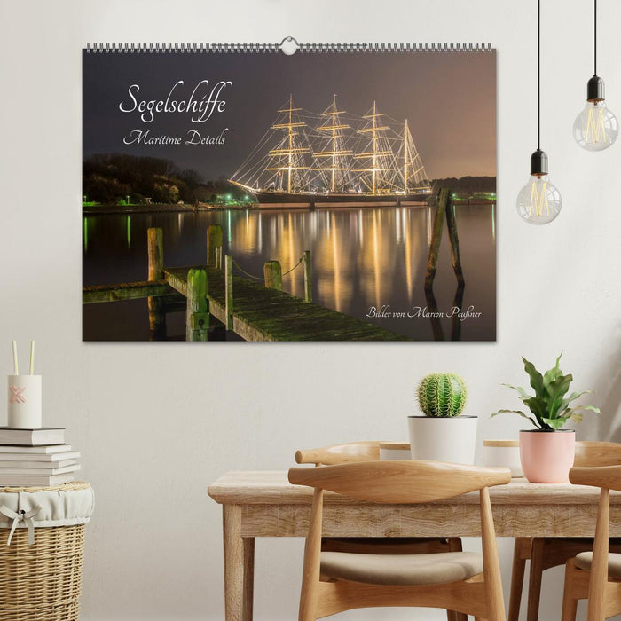 Segelschiffe - Maritime Details (CALVENDO Wandkalender 2025)