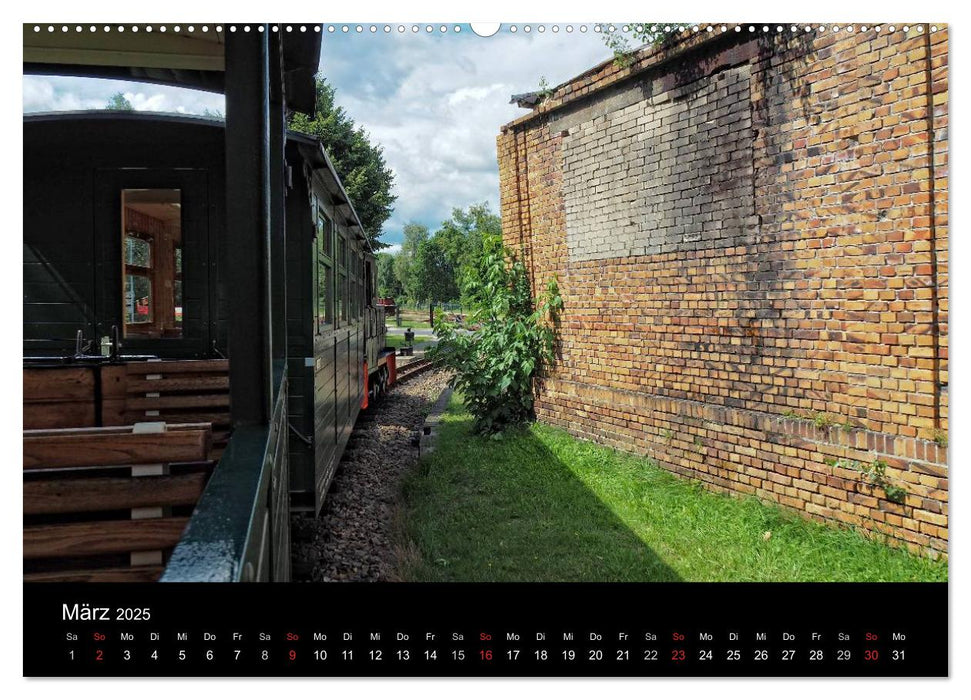 Waldeisenbahn Bad Muskau (CALVENDO Premium Wandkalender 2025)