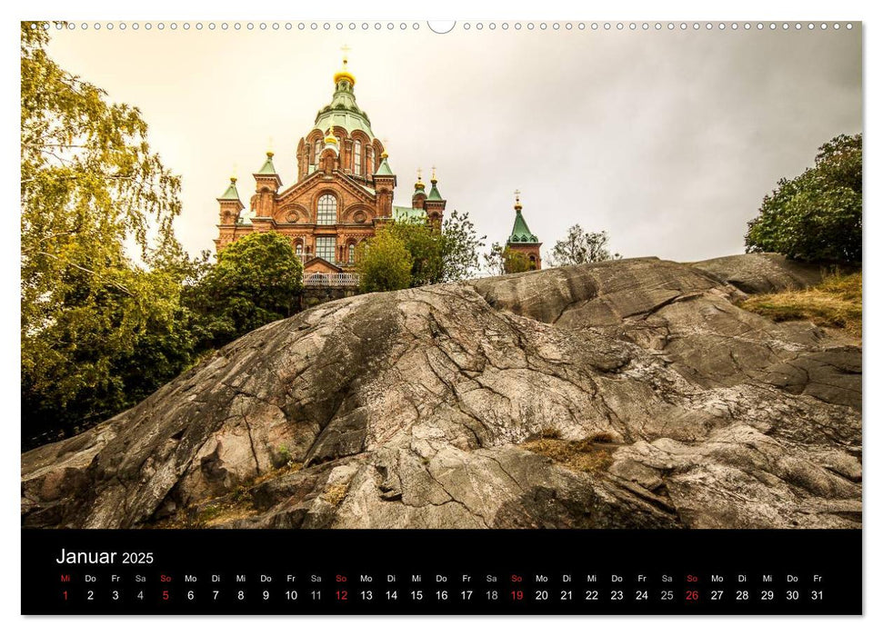 Helsinki / Besuchen - Entdecken - Erleben (CALVENDO Premium Wandkalender 2025)