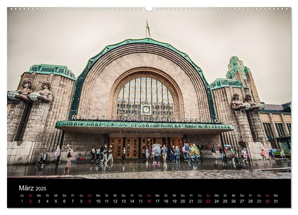 Helsinki / Besuchen - Entdecken - Erleben (CALVENDO Premium Wandkalender 2025)