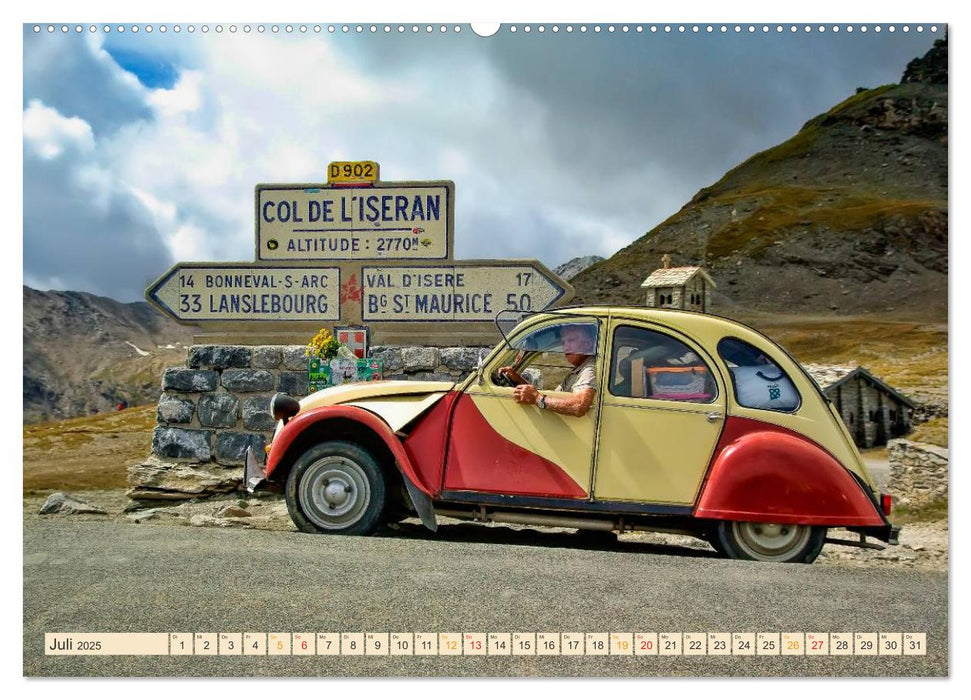 Citroën 2CV - die Ente (CALVENDO Premium Wandkalender 2025)