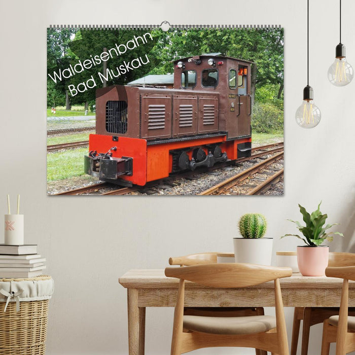 Waldeisenbahn Bad Muskau (CALVENDO Wandkalender 2025)