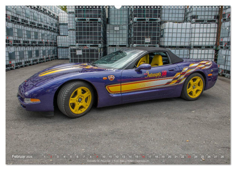 Corvette - Die US Ikone 2025 (CALVENDO Premium Wandkalender 2025)