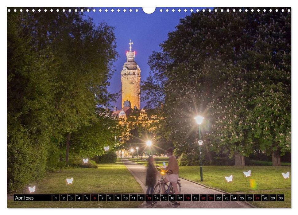 Light Art in Leipzig (CALVENDO Wandkalender 2025)