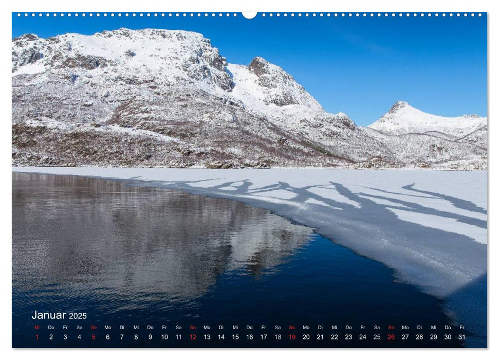 Vesterålen - Inseln des Lichts (CALVENDO Premium Wandkalender 2025)