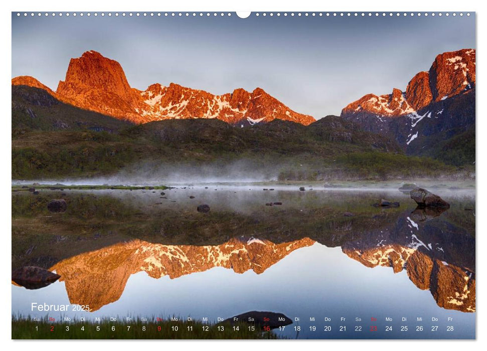 Vesterålen - Inseln des Lichts (CALVENDO Premium Wandkalender 2025)