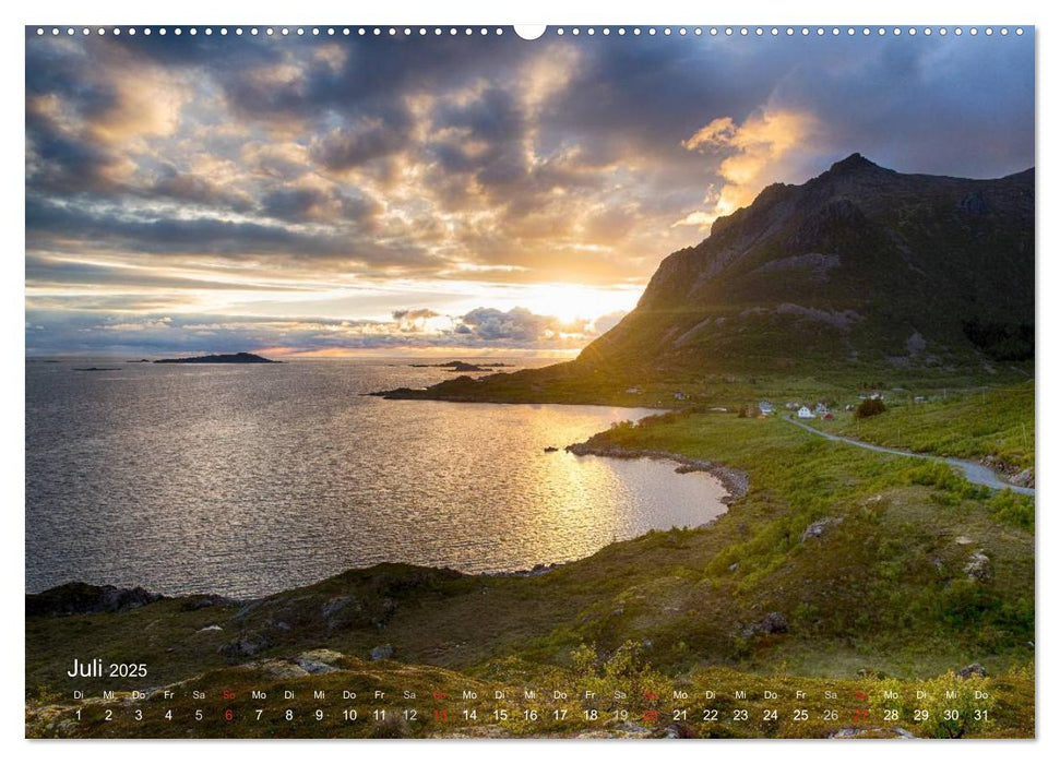 Vesterålen - Inseln des Lichts (CALVENDO Premium Wandkalender 2025)