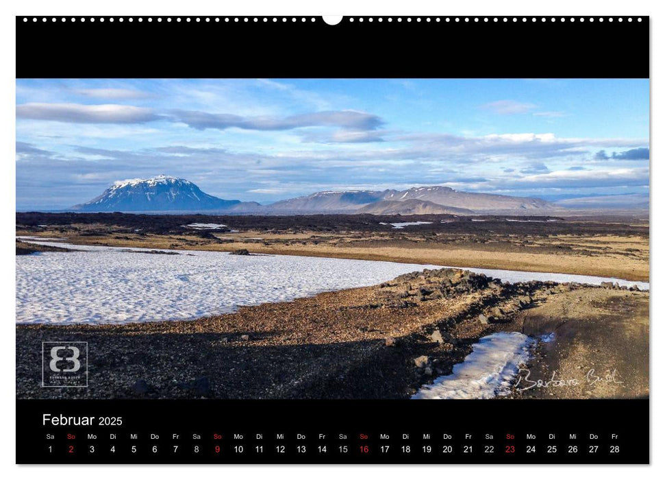 Paradiese der Erde - ISLAND (CALVENDO Premium Wandkalender 2025)