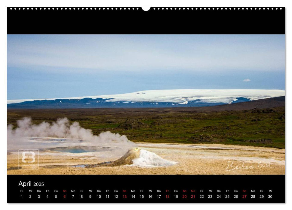 Paradiese der Erde - ISLAND (CALVENDO Premium Wandkalender 2025)