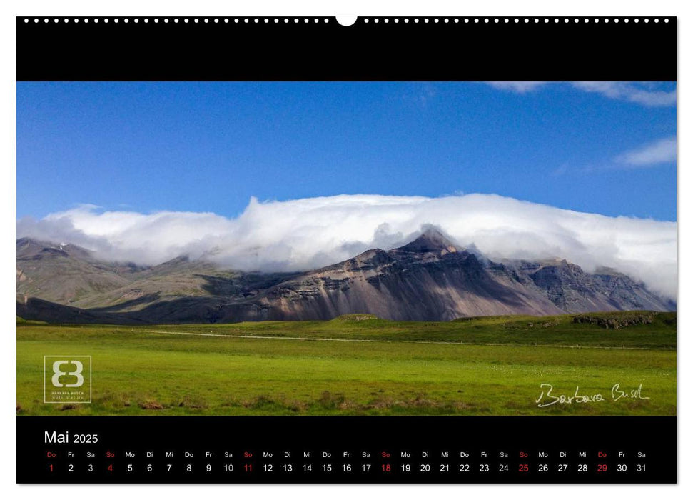 Paradiese der Erde - ISLAND (CALVENDO Premium Wandkalender 2025)