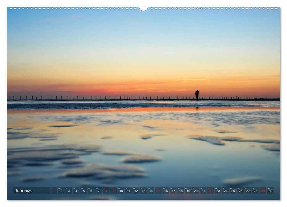 Nordfriesland dunkelbunt – zwischen Tönning und Sankt Peter-Ording (CALVENDO Wandkalender 2025)