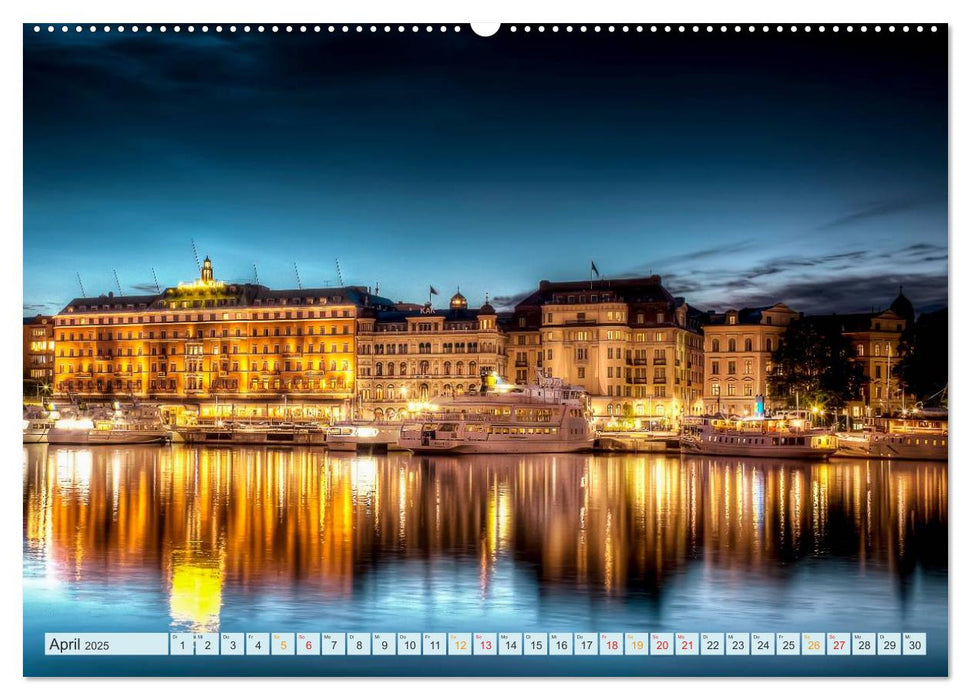 Stockholm - Venedig des Nordens (CALVENDO Wandkalender 2025)