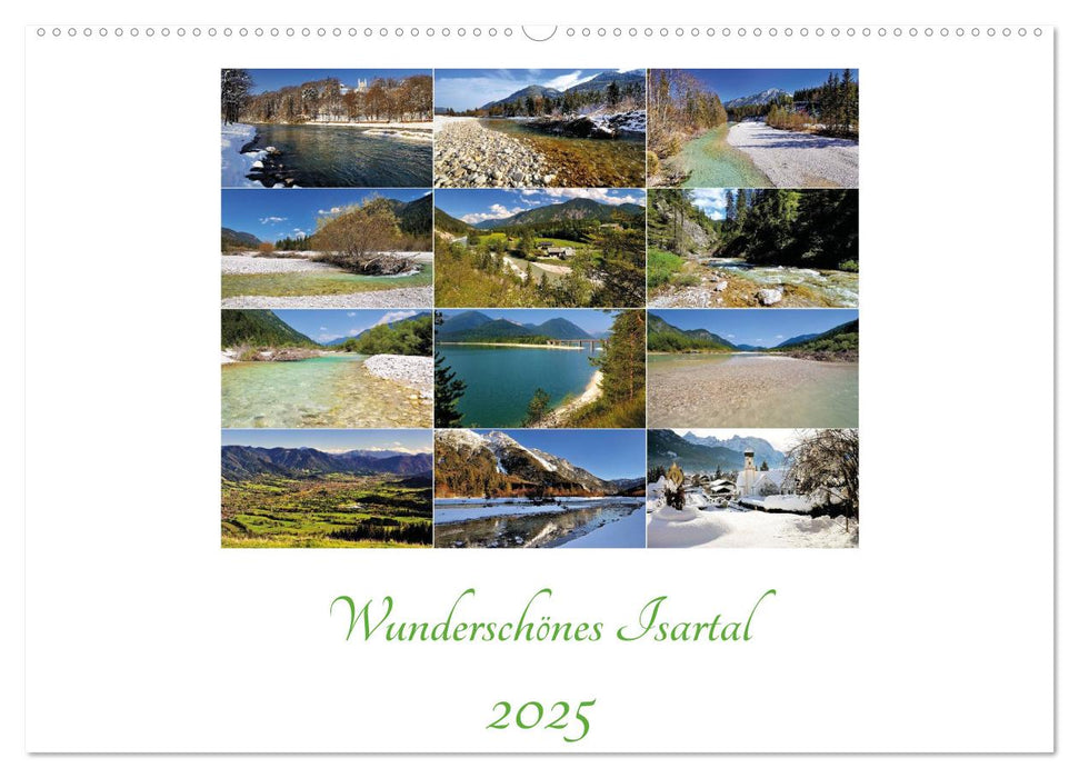 Wunderschönes Isartal 2025 (CALVENDO Wandkalender 2025)