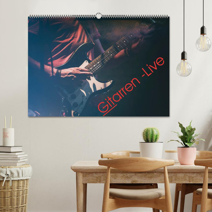 Gitarren - Live (CALVENDO Wandkalender 2025)