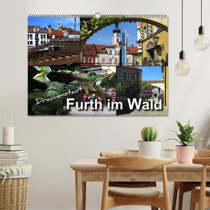 Drachenstadt Furth im Wald (CALVENDO Wandkalender 2025)