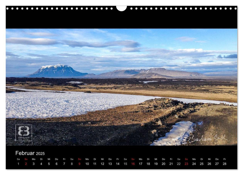 Paradiese der Erde - ISLAND (CALVENDO Wandkalender 2025)