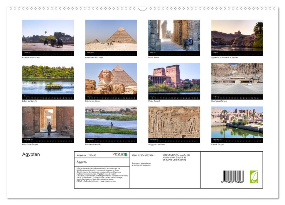 Ägypten (CALVENDO Premium Wandkalender 2025)