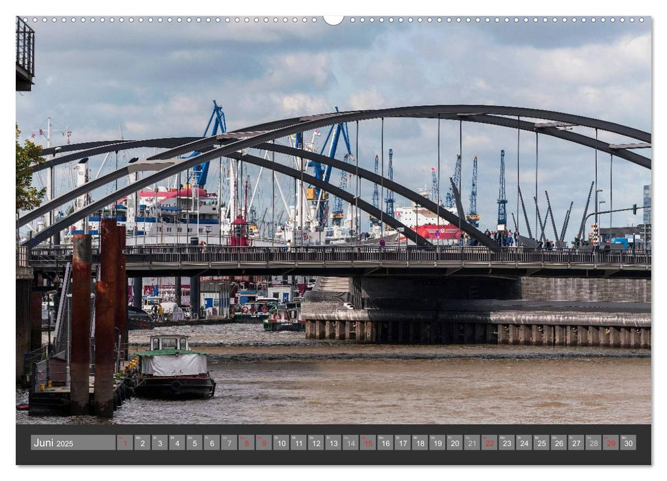 Hamburg. Stadt der Brücken (CALVENDO Premium Wandkalender 2025)