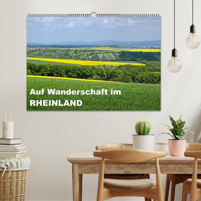 Auf Wanderschaft im Rheinland (CALVENDO Wandkalender 2025)