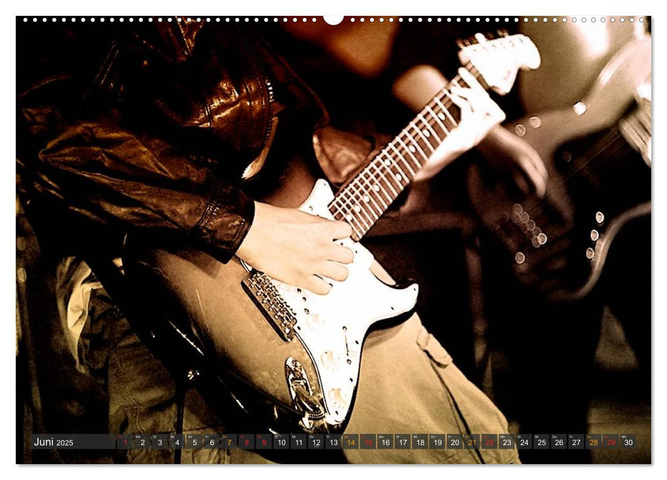 E-Gitarren - einfach cool (CALVENDO Premium Wandkalender 2025)