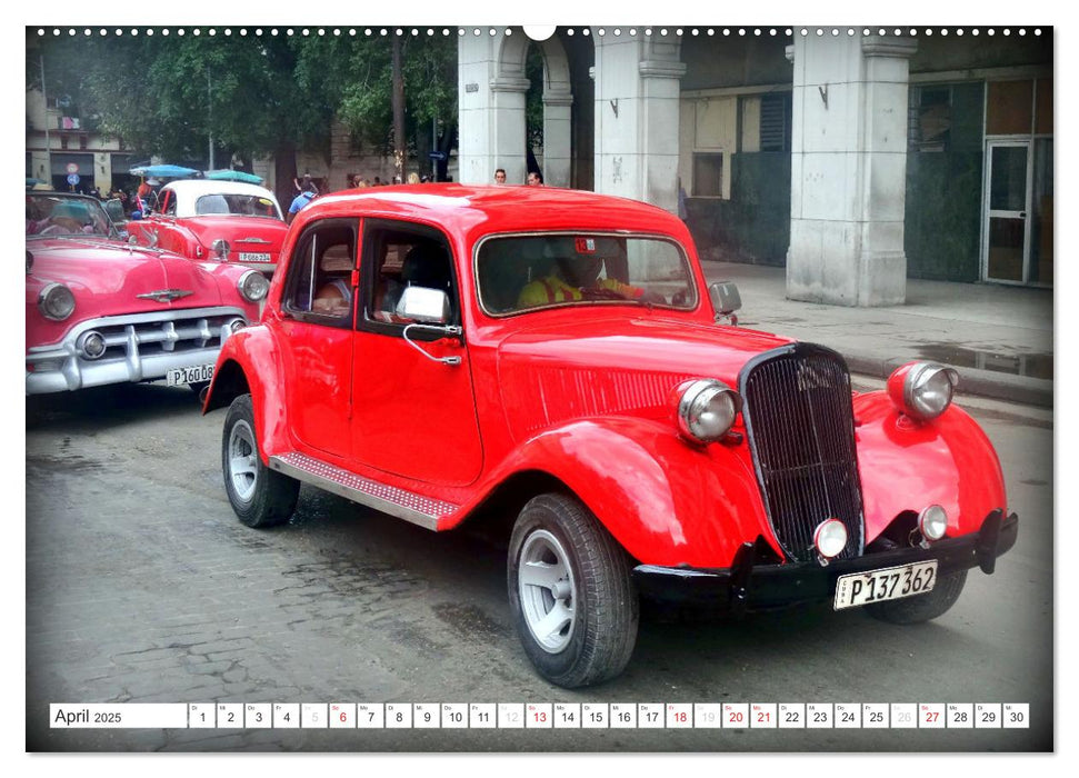 CITROEN - Eine Auto-Legende in Kuba (CALVENDO Premium Wandkalender 2025)