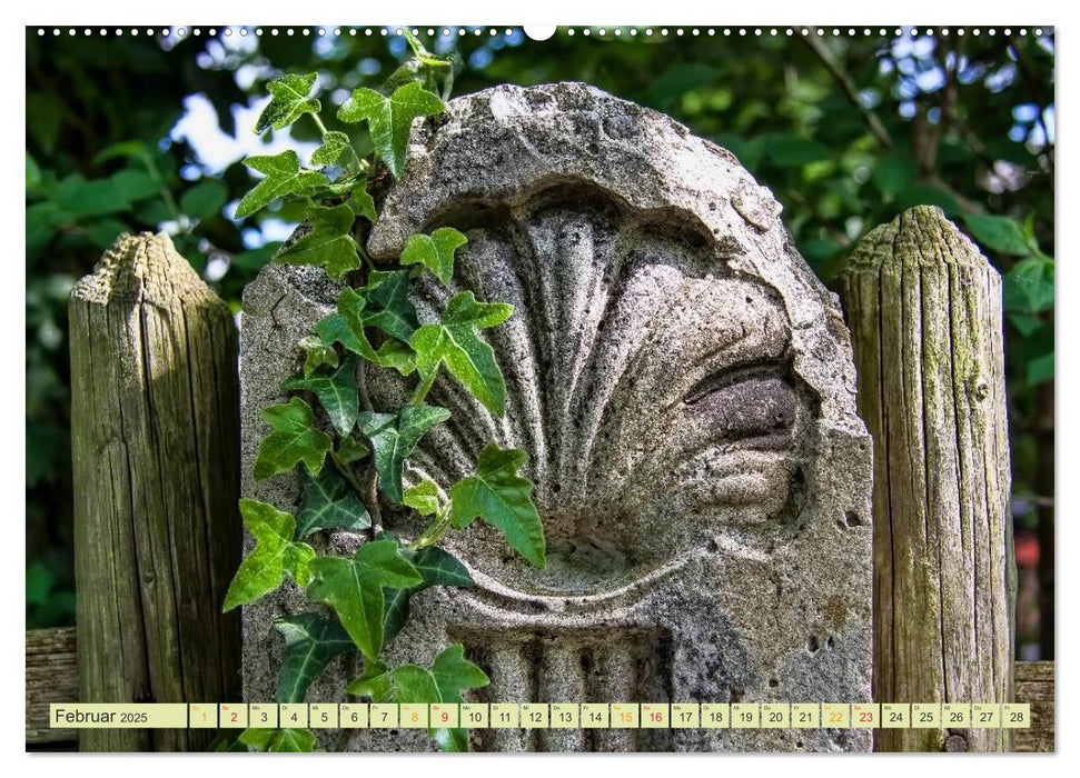 Jakobsweg - pilgern auf dem Camino de Santiago (CALVENDO Premium Wandkalender 2025)