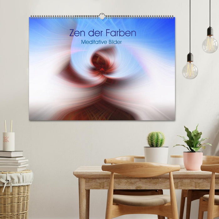 Zen der Farben - Meditative Bilder (CALVENDO Wandkalender 2025)