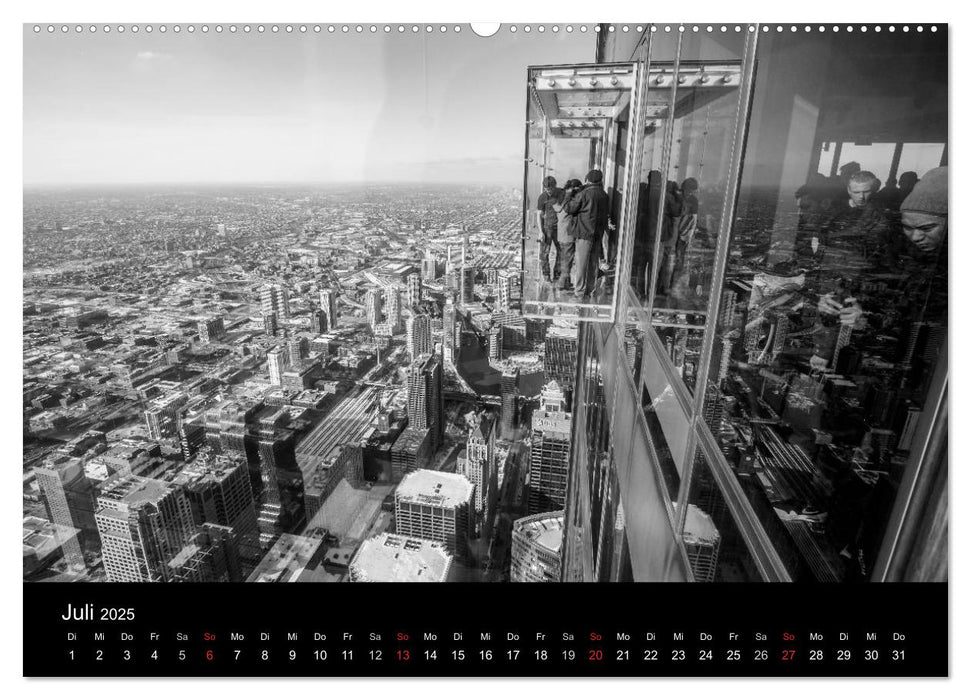 Icy Chicago (CALVENDO Premium Wandkalender 2025)