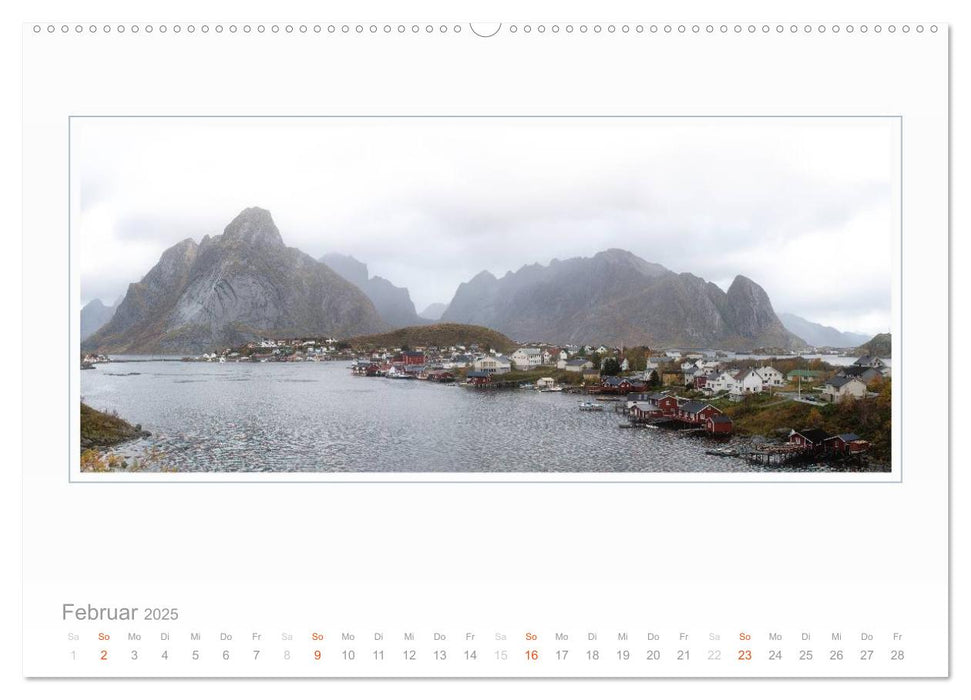 Norwegen - Panoramen (CALVENDO Premium Wandkalender 2025)