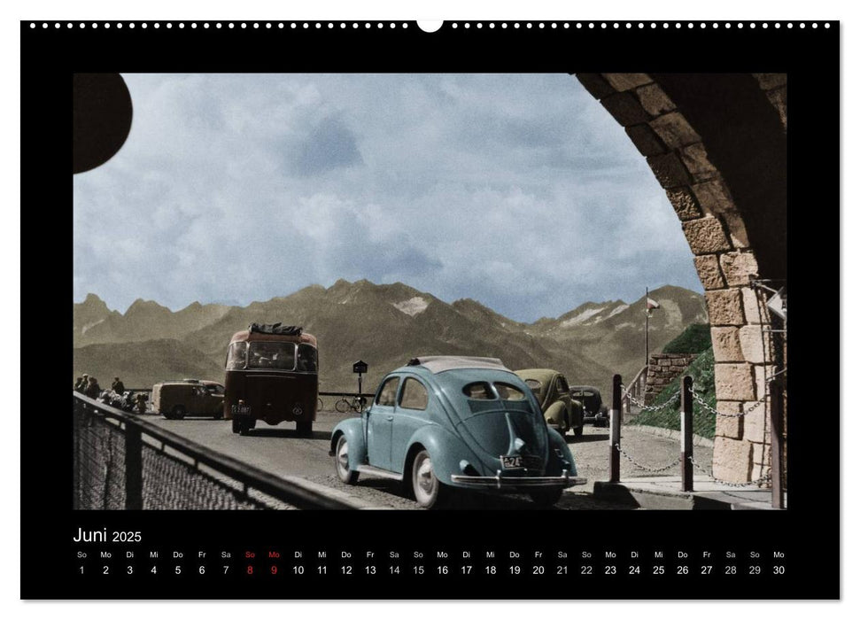 Reise durch die Fifties - Lifestyle einer Epoche (CALVENDO Wandkalender 2025)