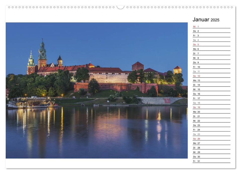 Krakau – Zeit für Entdeckungen (CALVENDO Premium Wandkalender 2025)