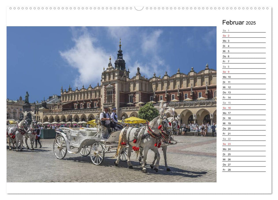 Krakau – Zeit für Entdeckungen (CALVENDO Premium Wandkalender 2025)