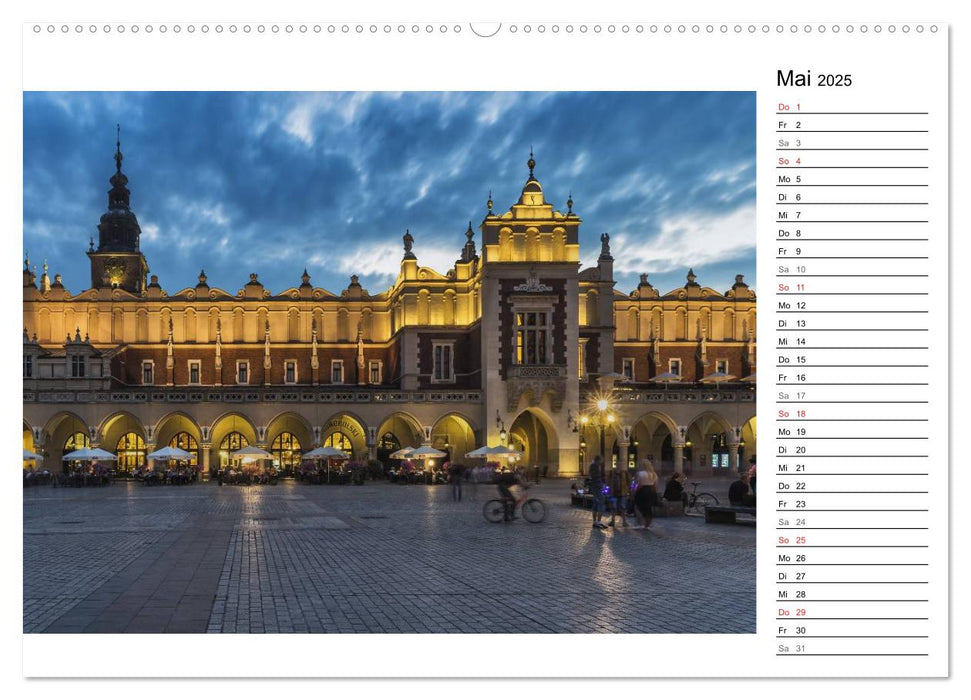 Krakau – Zeit für Entdeckungen (CALVENDO Premium Wandkalender 2025)