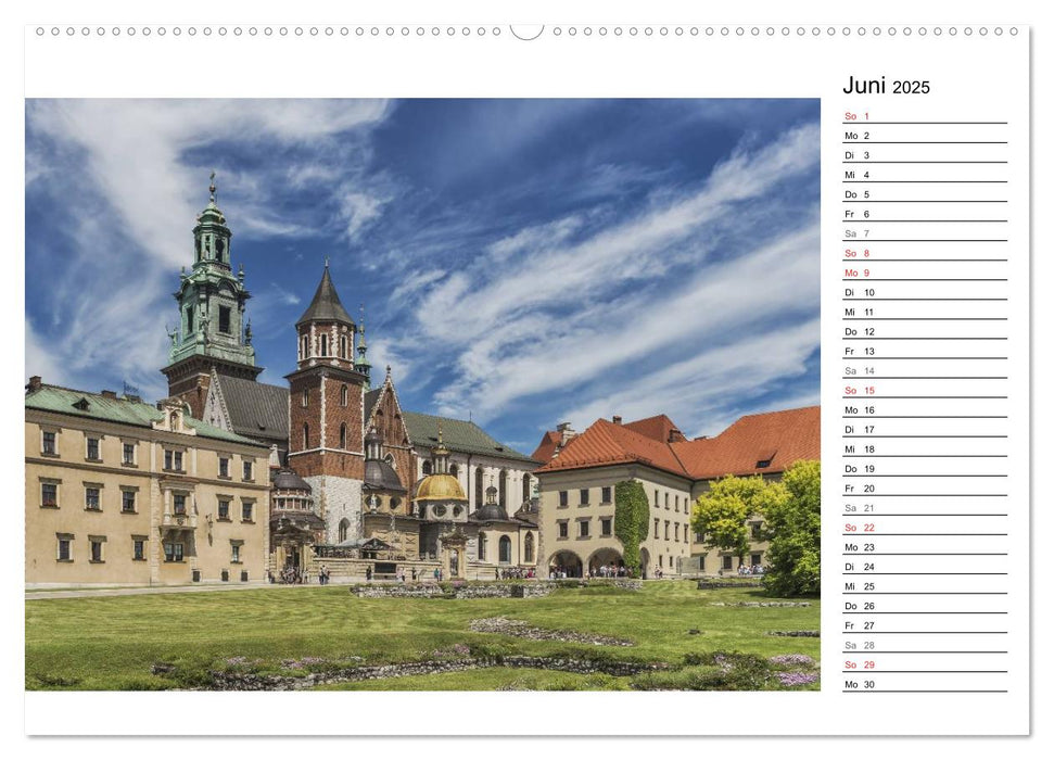 Krakau – Zeit für Entdeckungen (CALVENDO Premium Wandkalender 2025)