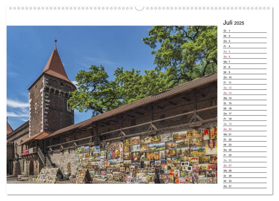 Krakau – Zeit für Entdeckungen (CALVENDO Premium Wandkalender 2025)