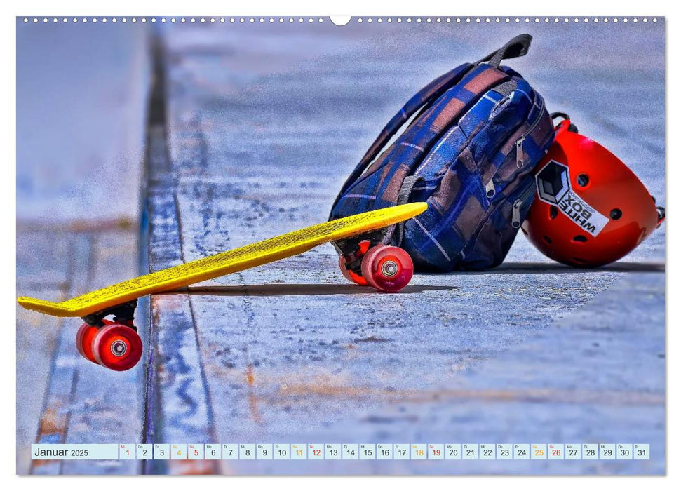 Skateboarding - nichts für Weicheier (CALVENDO Premium Wandkalender 2025)