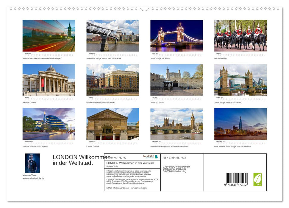 LONDON Willkommen in der Weltstadt (CALVENDO Premium Wandkalender 2025)