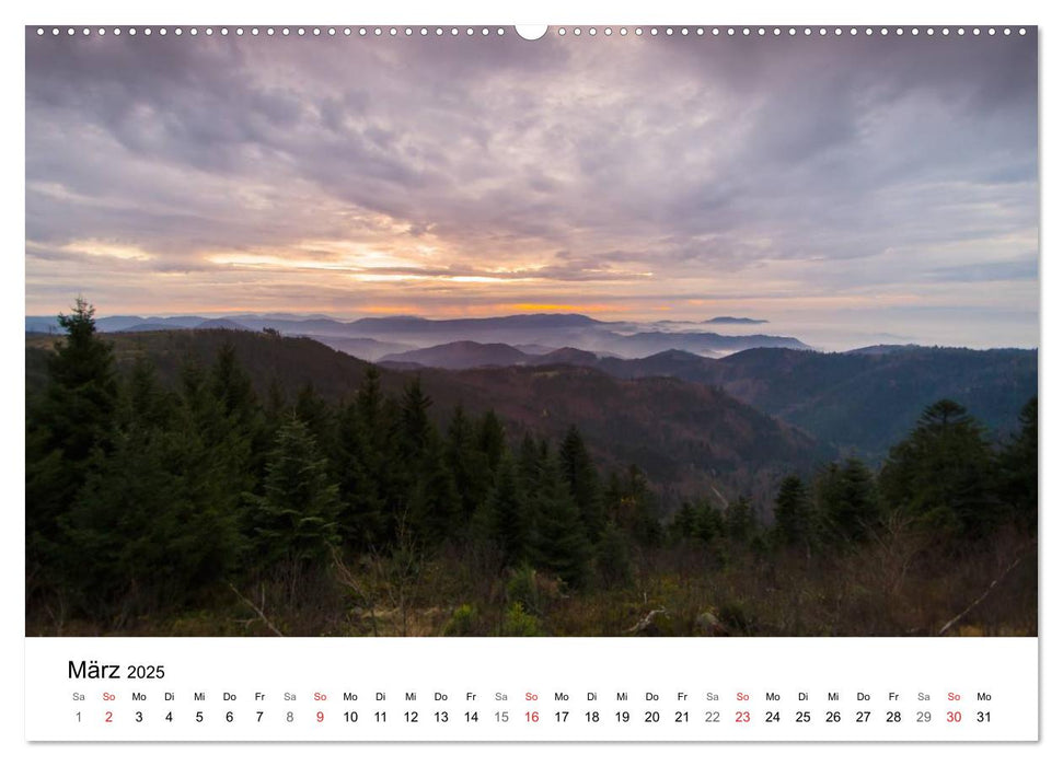 Naturerlebnis Nordschwarzwald (CALVENDO Premium Wandkalender 2025)