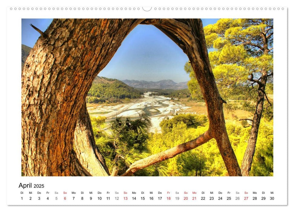 Blaue Reise Türkei (CALVENDO Premium Wandkalender 2025)