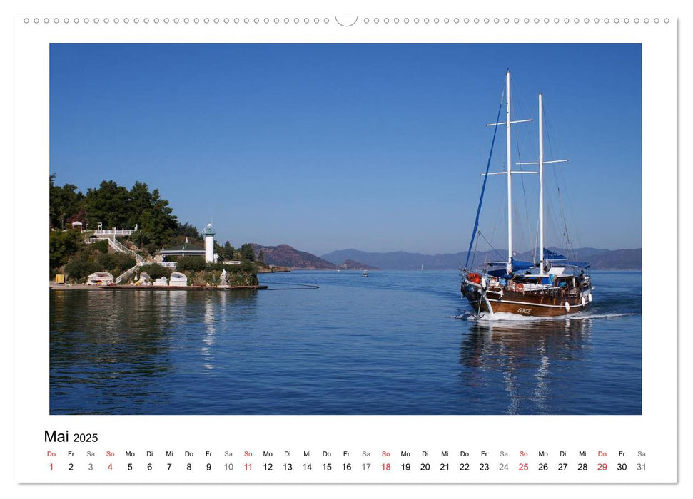 Blaue Reise Türkei (CALVENDO Premium Wandkalender 2025)