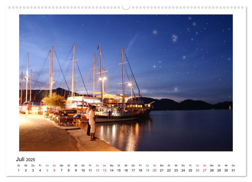 Blaue Reise Türkei (CALVENDO Premium Wandkalender 2025)