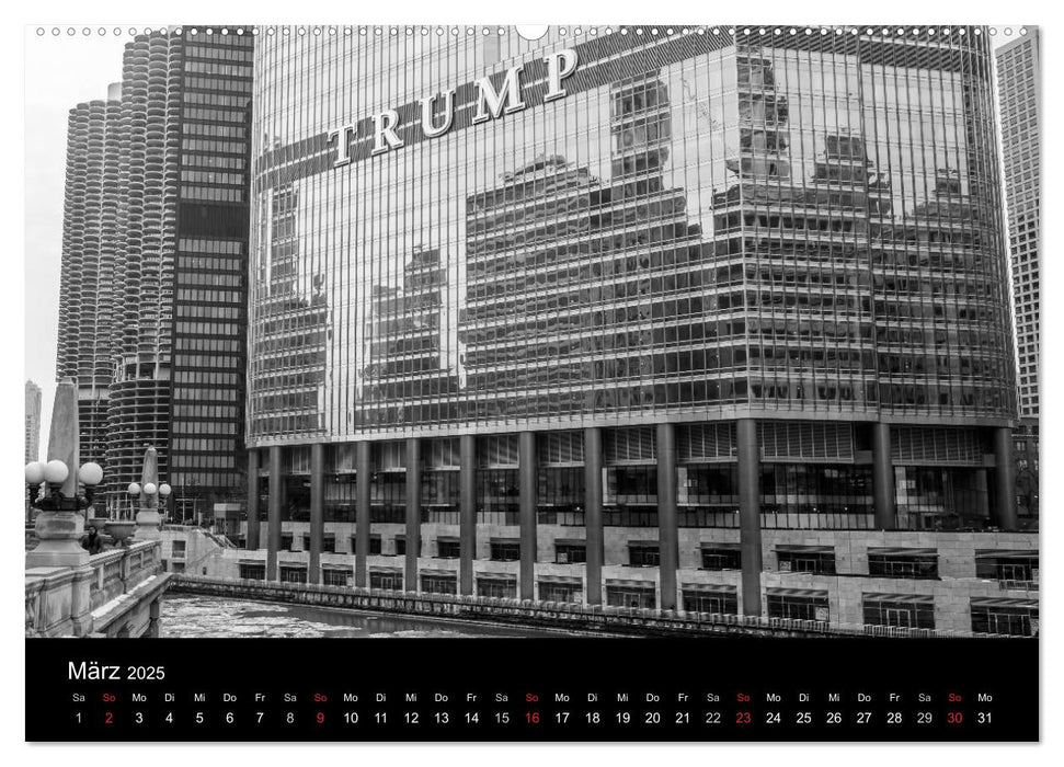 Icy Chicago (CALVENDO Wandkalender 2025)