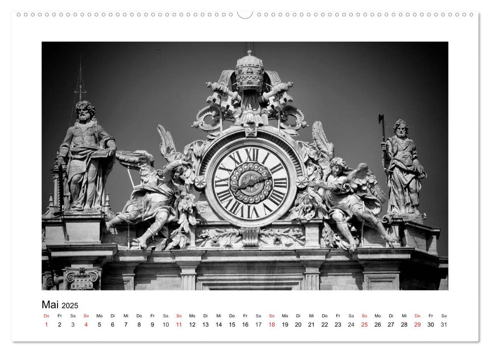 ROM Monochrom (CALVENDO Premium Wandkalender 2025)